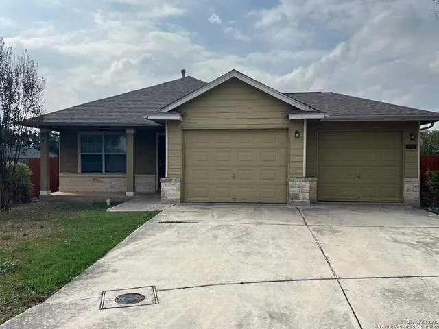 a house with a outdoor space