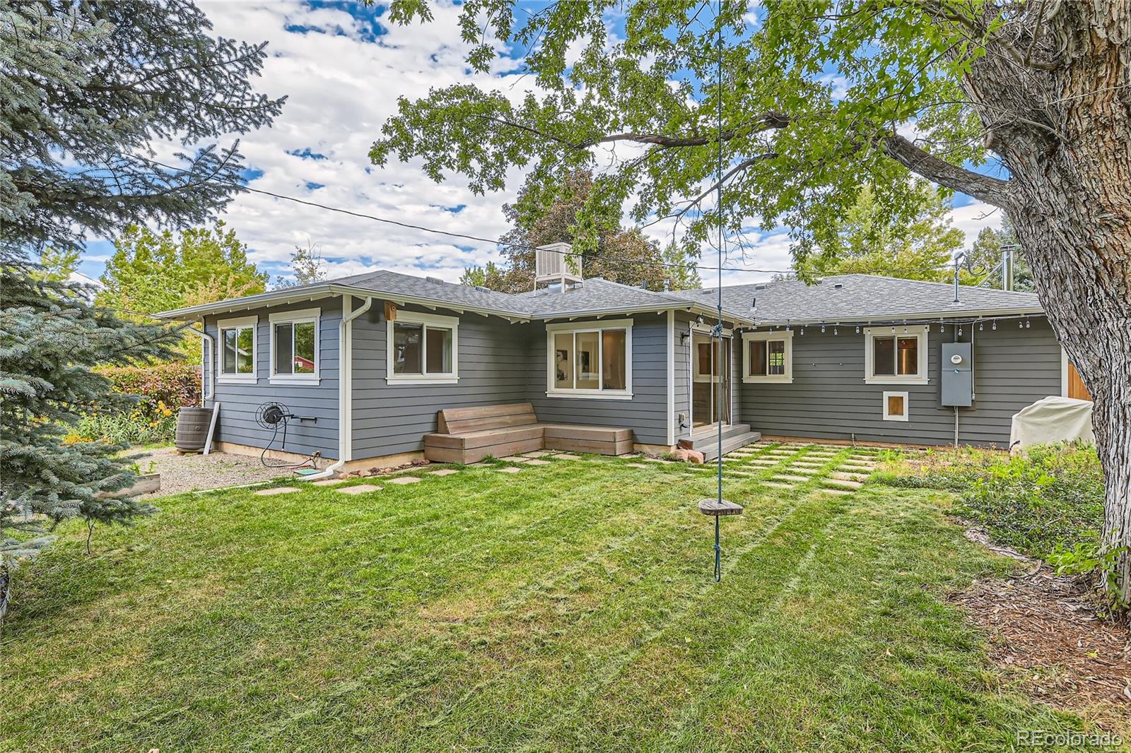265 30th Street Boulder, CO 80305 - Photo 24 of 25 a front view of a house with a garden