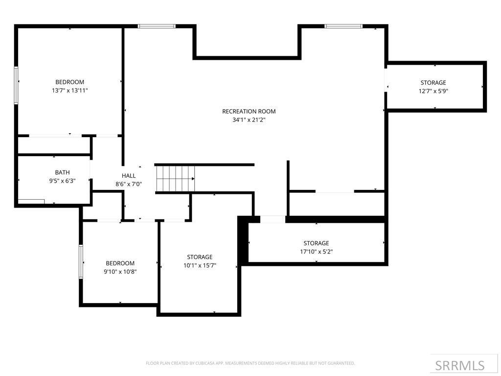 4922 Torcello Drive Ammon, ID 83401 - Photo 50 of 50 Basement Floor Plan