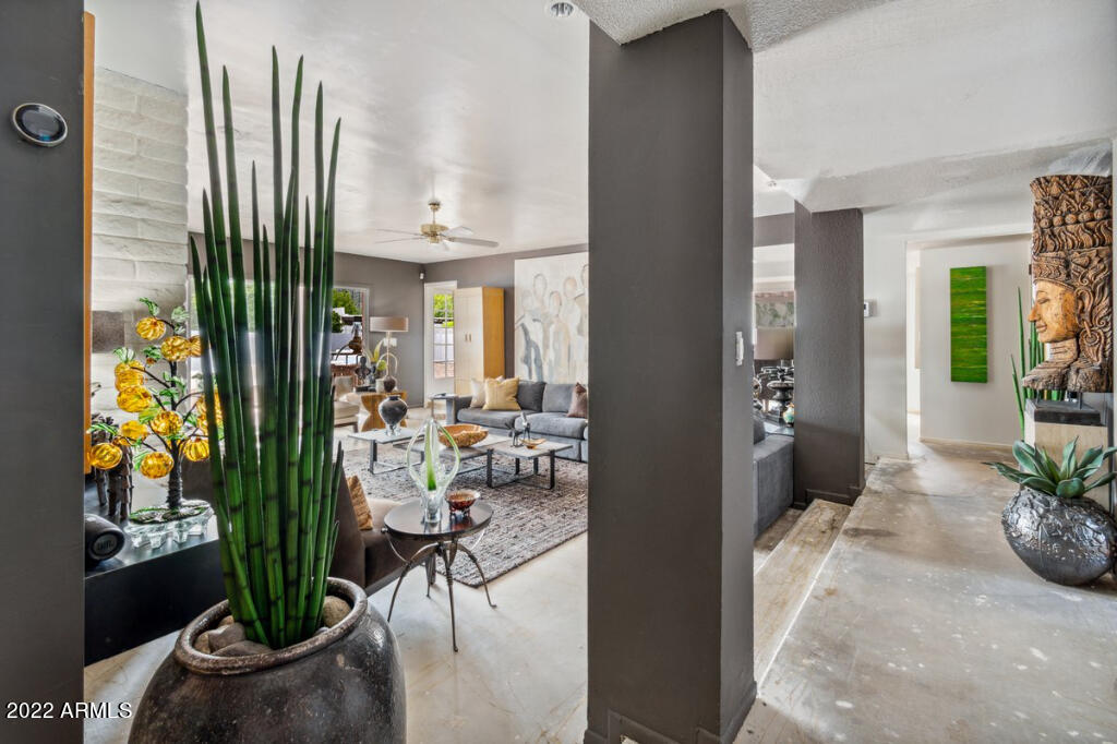 525 East Calavar Road Phoenix, AZ 85022 - Photo 4 of 25 a view of a livingroom with furniture and a potted plant