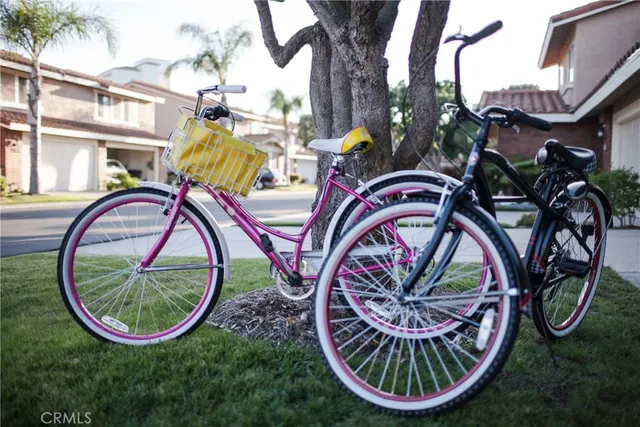 an outdoor space with furniture and garden view
