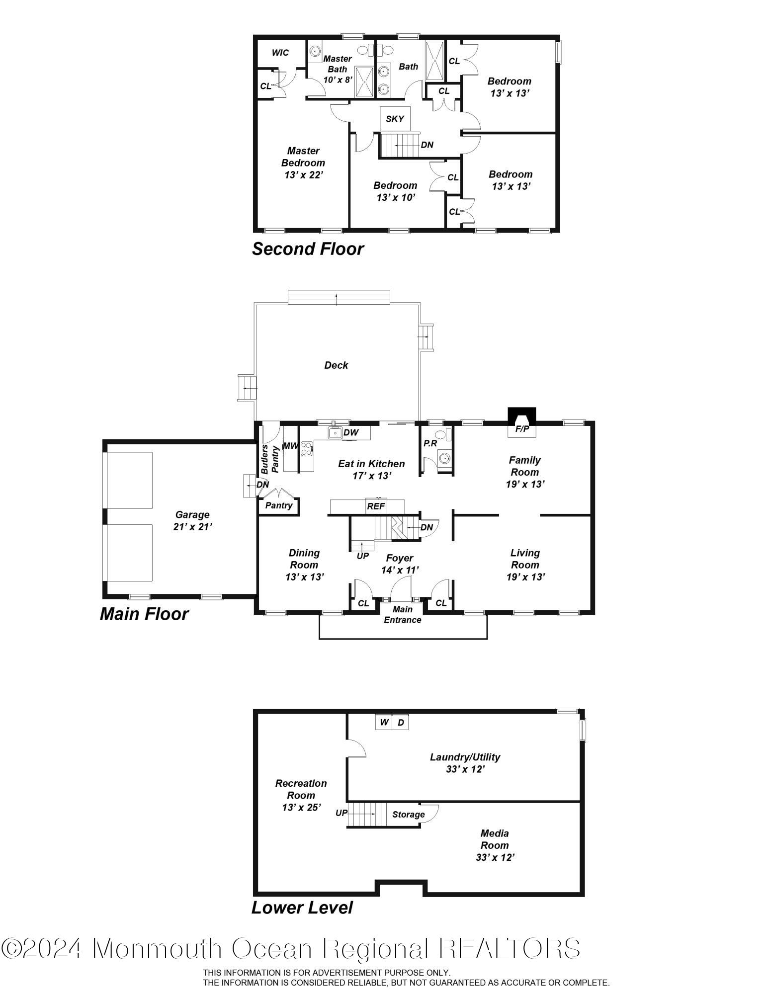 4 Yellowbrook Road Marlboro, NJ 07746 - Photo 45 of 45 floor plan - 4 Yellowbrook Rd, Marlboro