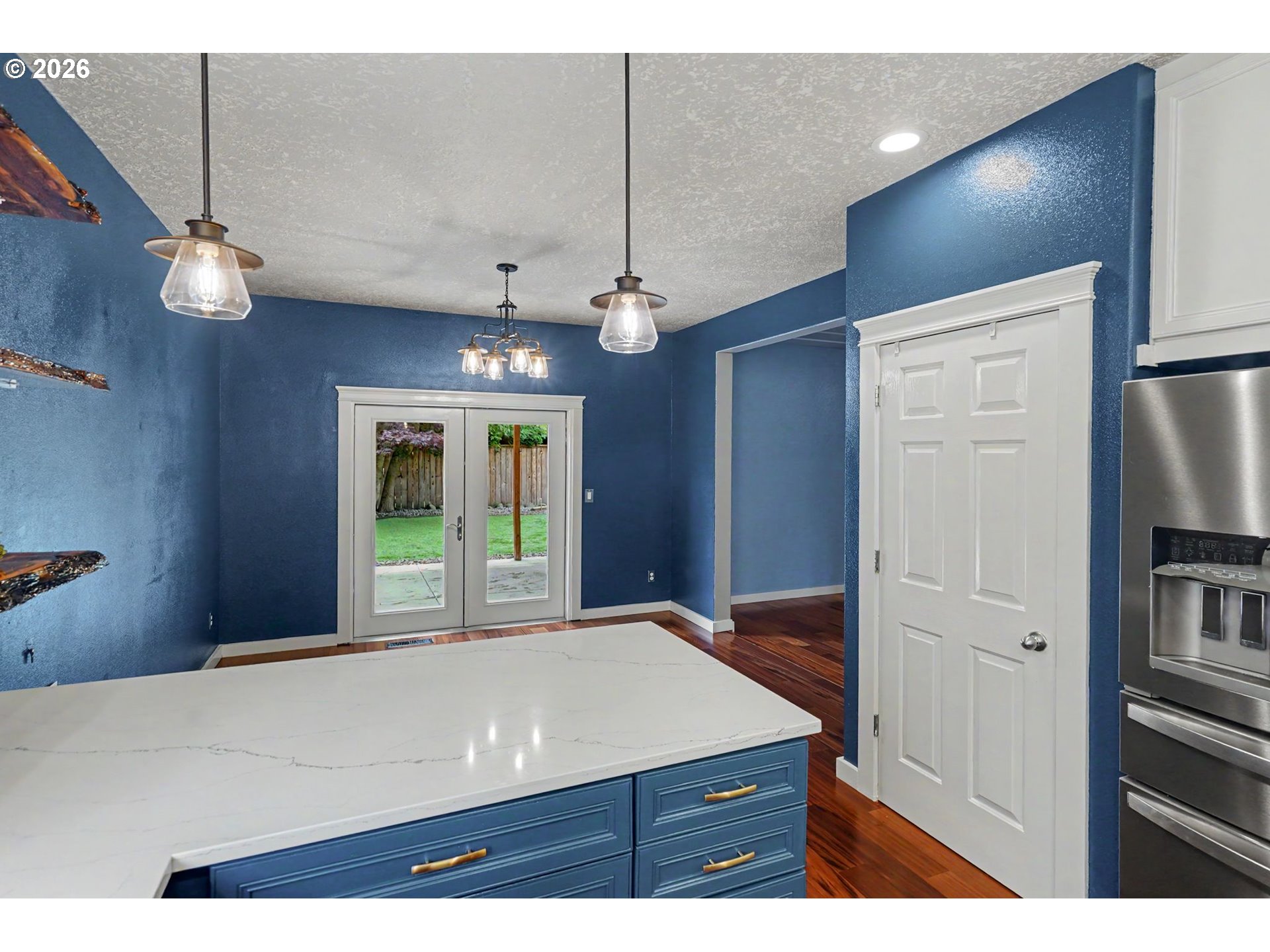 1462 Barnick Road Northeast Keizer, OR 97303 - Photo 21 of 48 a kitchen with kitchen island a counter top space appliances and cabinets