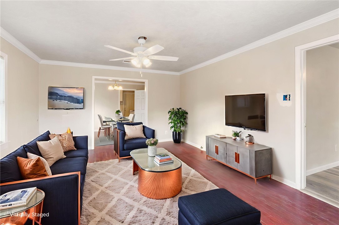 806 Walnut Street Bryan, TX 77803 - Photo 2 of 28 living room virtually staged