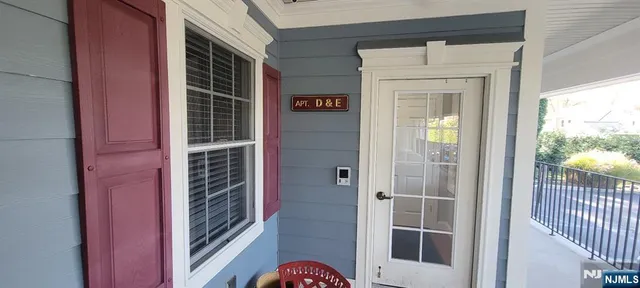 a view of front door