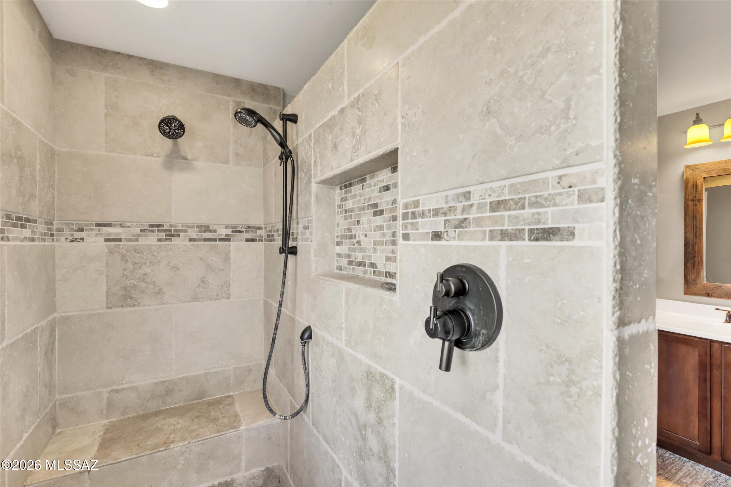 6095 South Jakemp Trail Tucson, AZ 85747 - Photo 30 of 52 a bathroom with a shower
