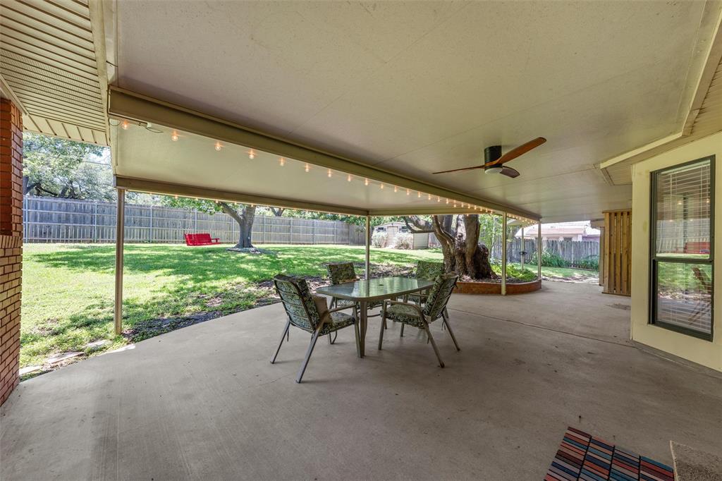 3924 North 30th Street Waco, TX 76708 - Photo 24 of 33 So much room for great times regardless of the weather under this patio cover!
