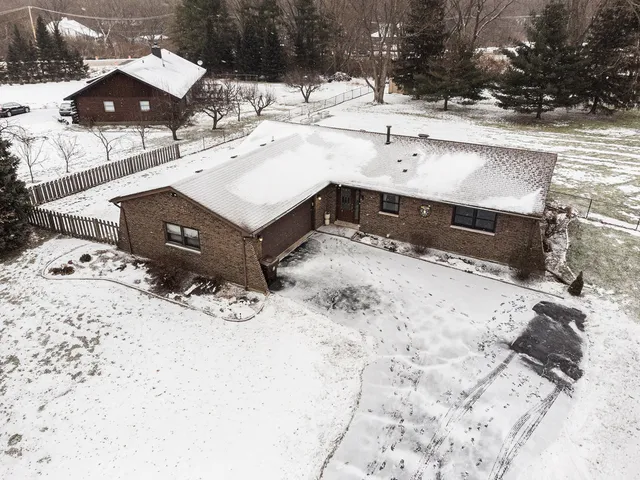 a view of city and mountain