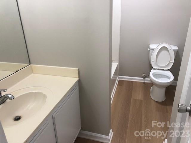 6717 Bevington Ridge Road, Unit A Charlotte, NC 28277 - Photo 15 of 15 a bathroom with a sink and a vanity
