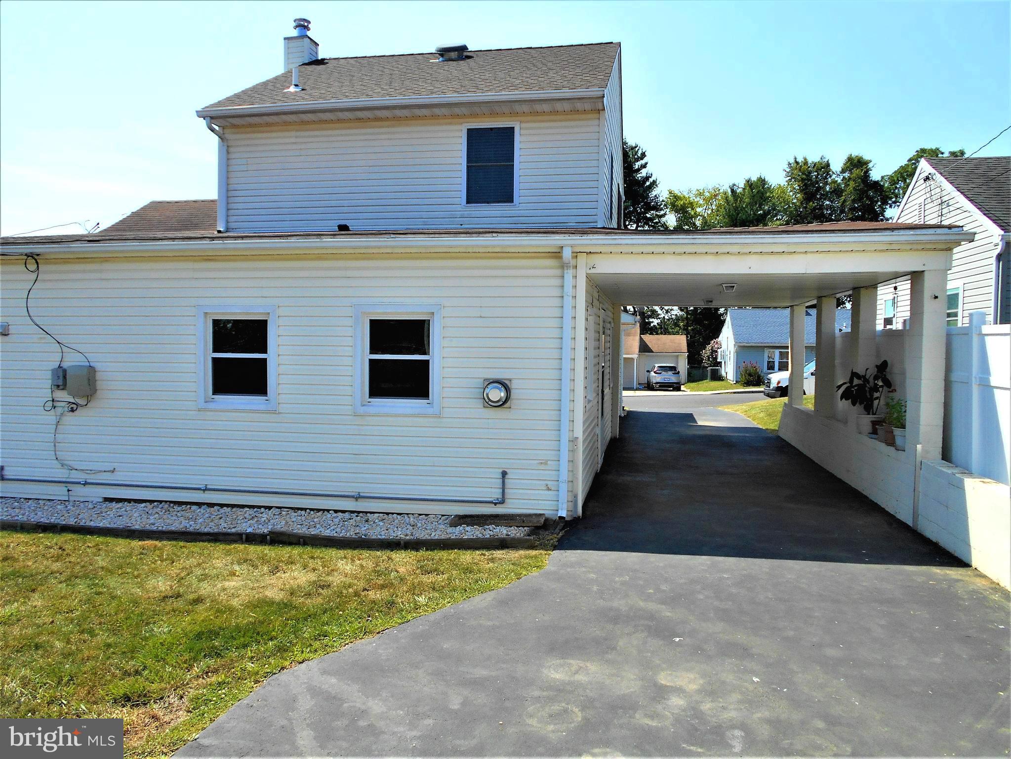 307 Chelsea Road Fairless Hills, PA 19030 - Photo 34 of 35 View from Garage down Driveway