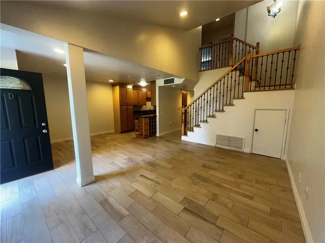 a view of a hallway with a hallway