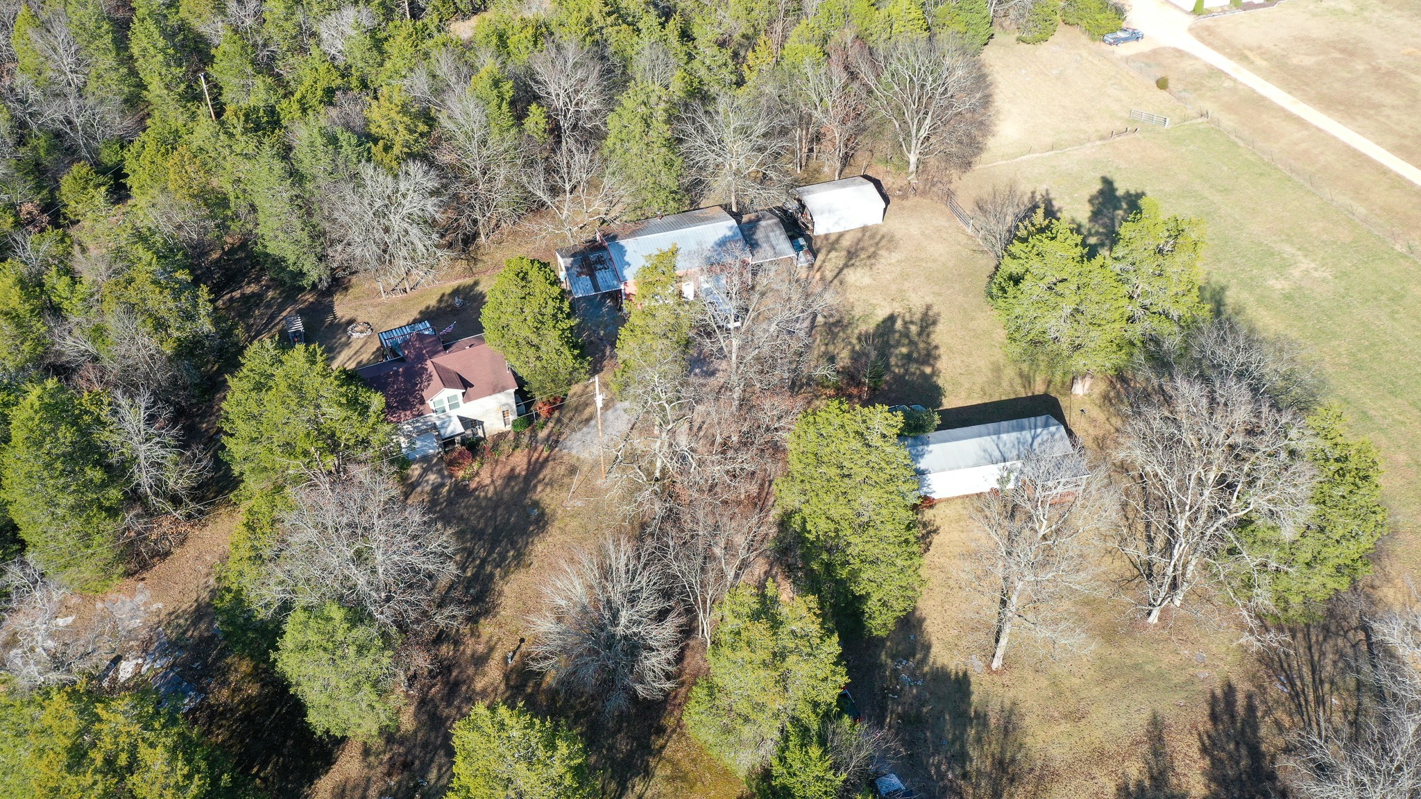 1885 Luther Sharp Road Columbia, TN 38401 - Photo 5 of 24 an aerial view of a house with a yard