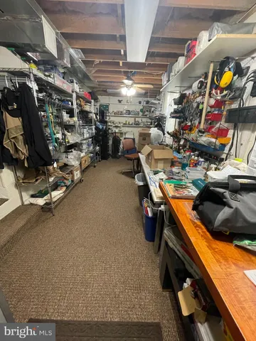 a view of store room with washer and dryer