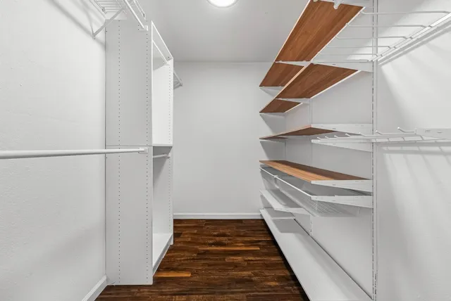 a walk in closet