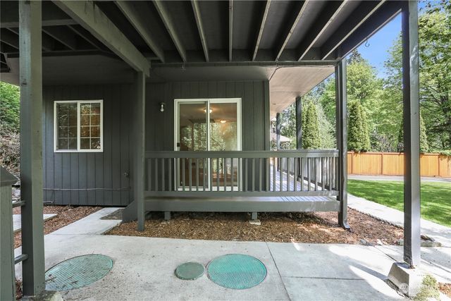 a view of a house with a porch
