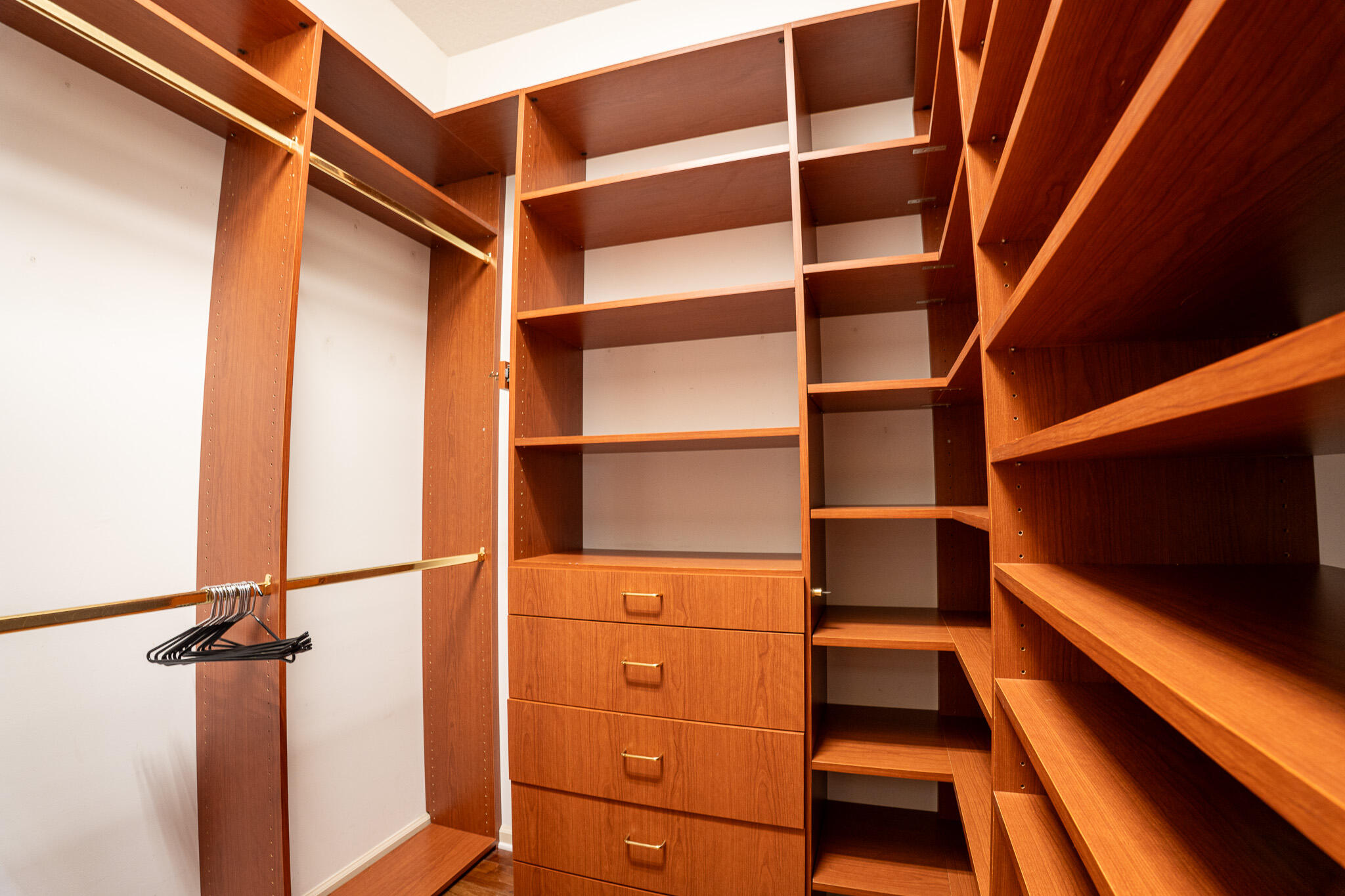 3516 185th Trail Loxahatchee, FL 33470 - Photo 24 of 56 a view of walk in closet with empty racks