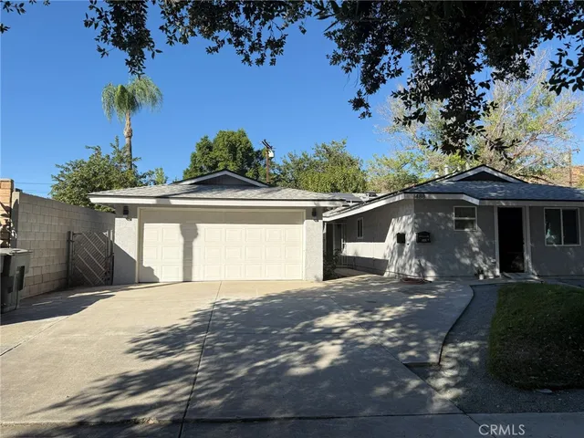 a view of a house with a patio