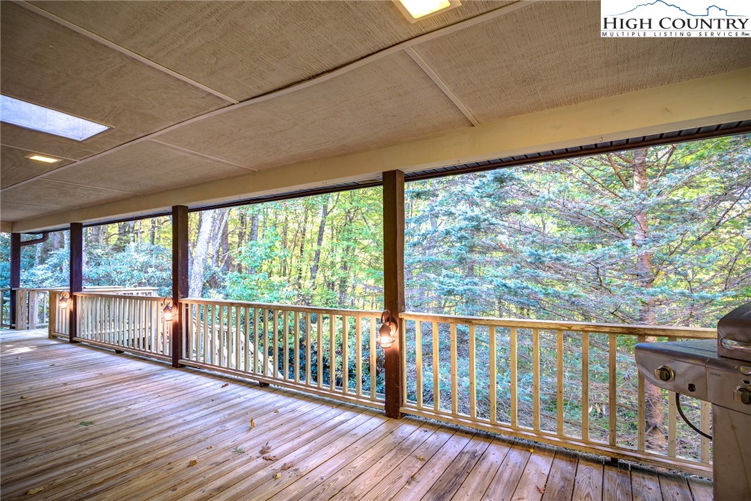 1267 Hopewell Church Road Boone, NC 28607 - Photo 28 of 50 a view of a wooden deck