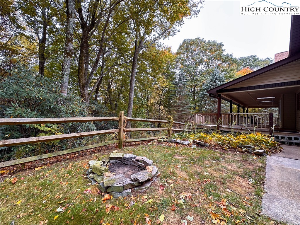 1267 Hopewell Church Road Boone, NC 28607 - Photo 45 of 50 a view of a backyard with swimming pool