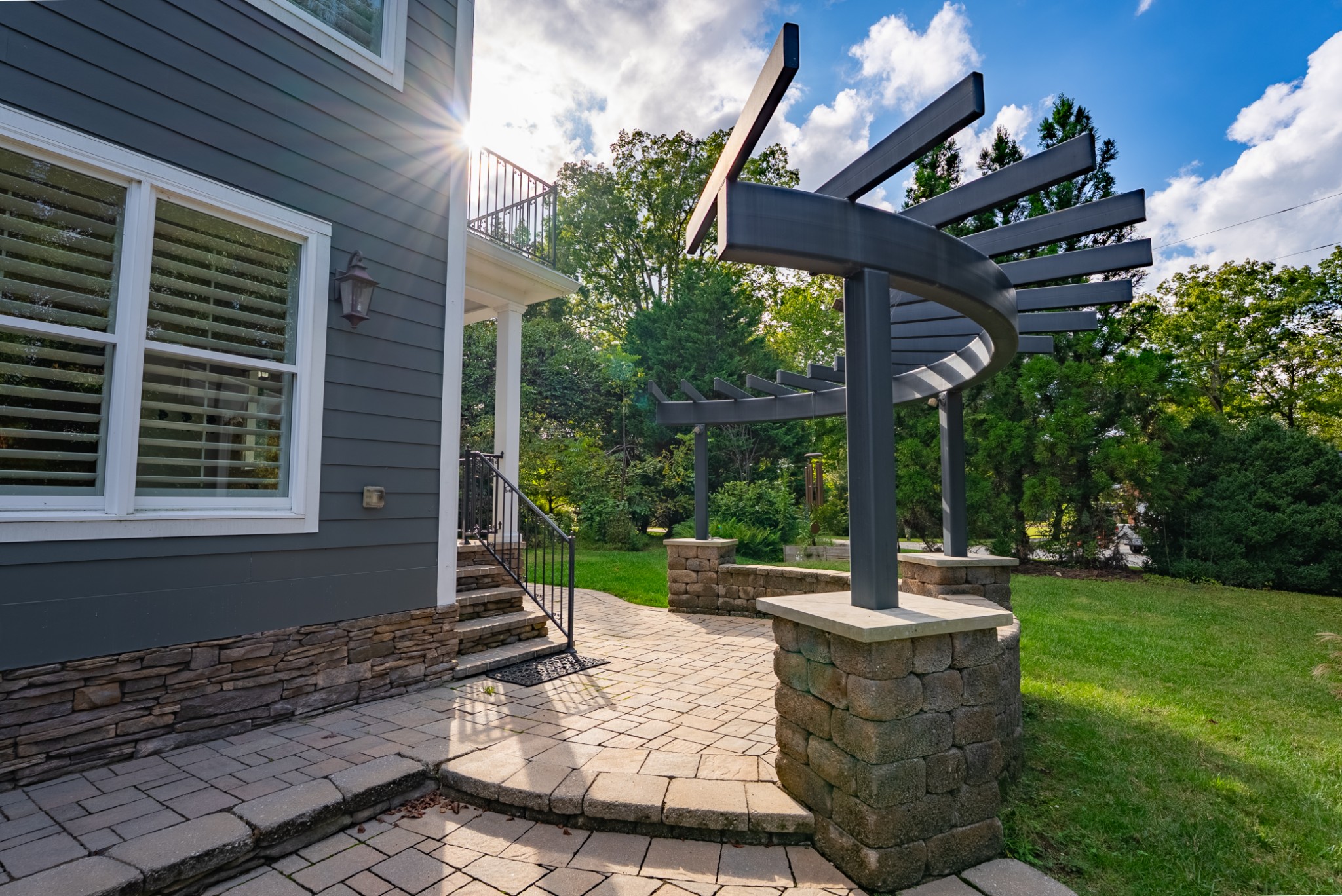 100 Point Circle Tullahoma, TN 37388 - Photo 29 of 33 a view of a patio with table and chairs a barbeque with wooden fence