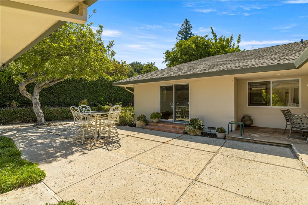 591 Busch Place Pasadena, CA 91105 - Photo 52 of 64 a backyard of a house with yard and outdoor seating