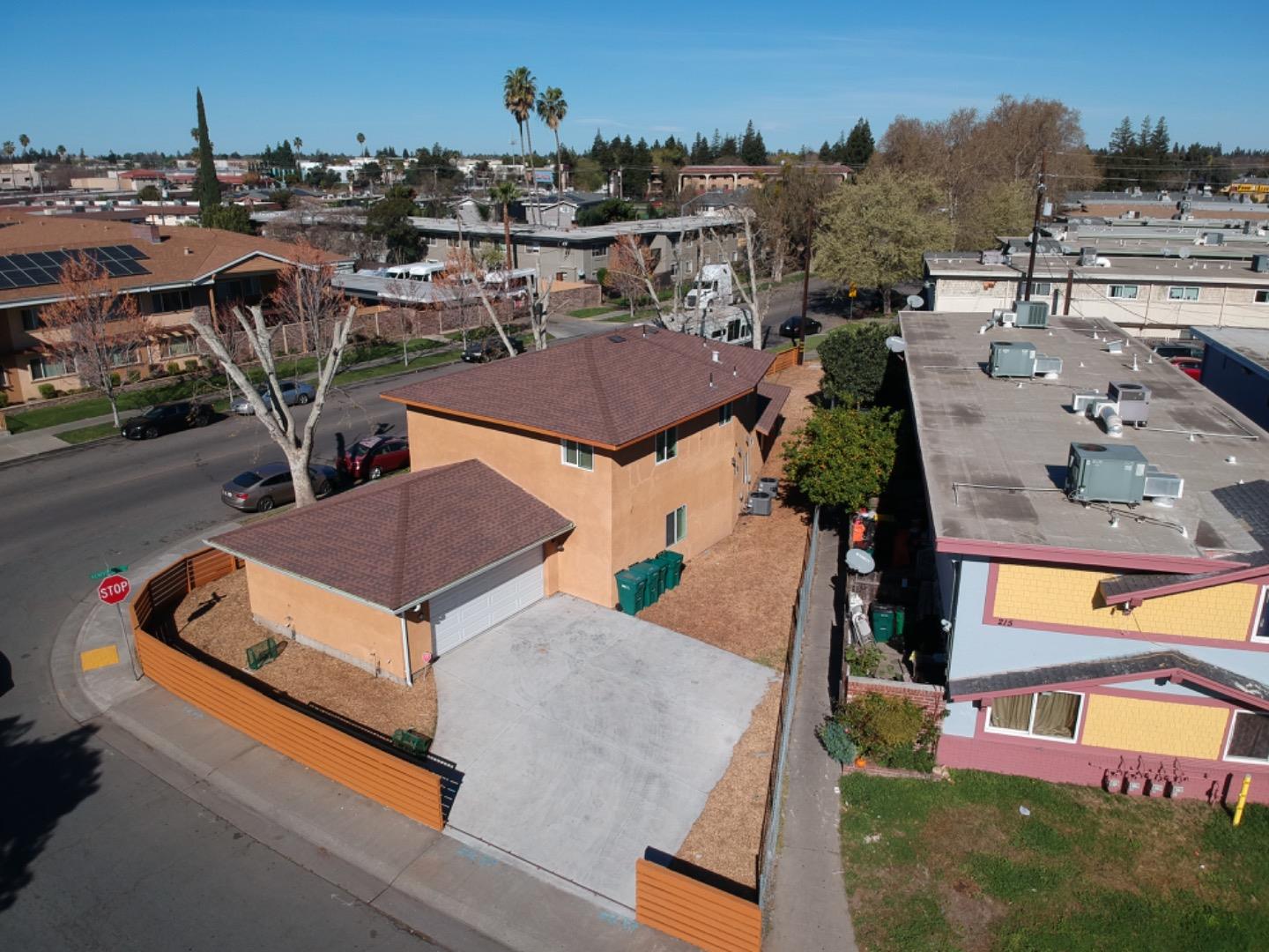 4830 Kentfield Road Stockton, CA 95207 - Photo 5 of 5 an aerial view of a house with a yard basket ball court and a outdoor view