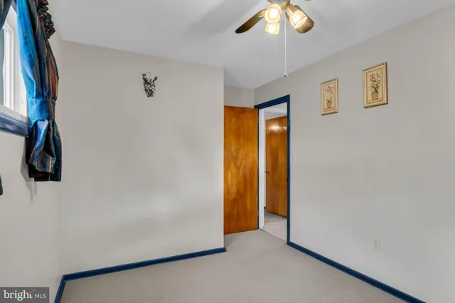 a view of a livingroom with a window