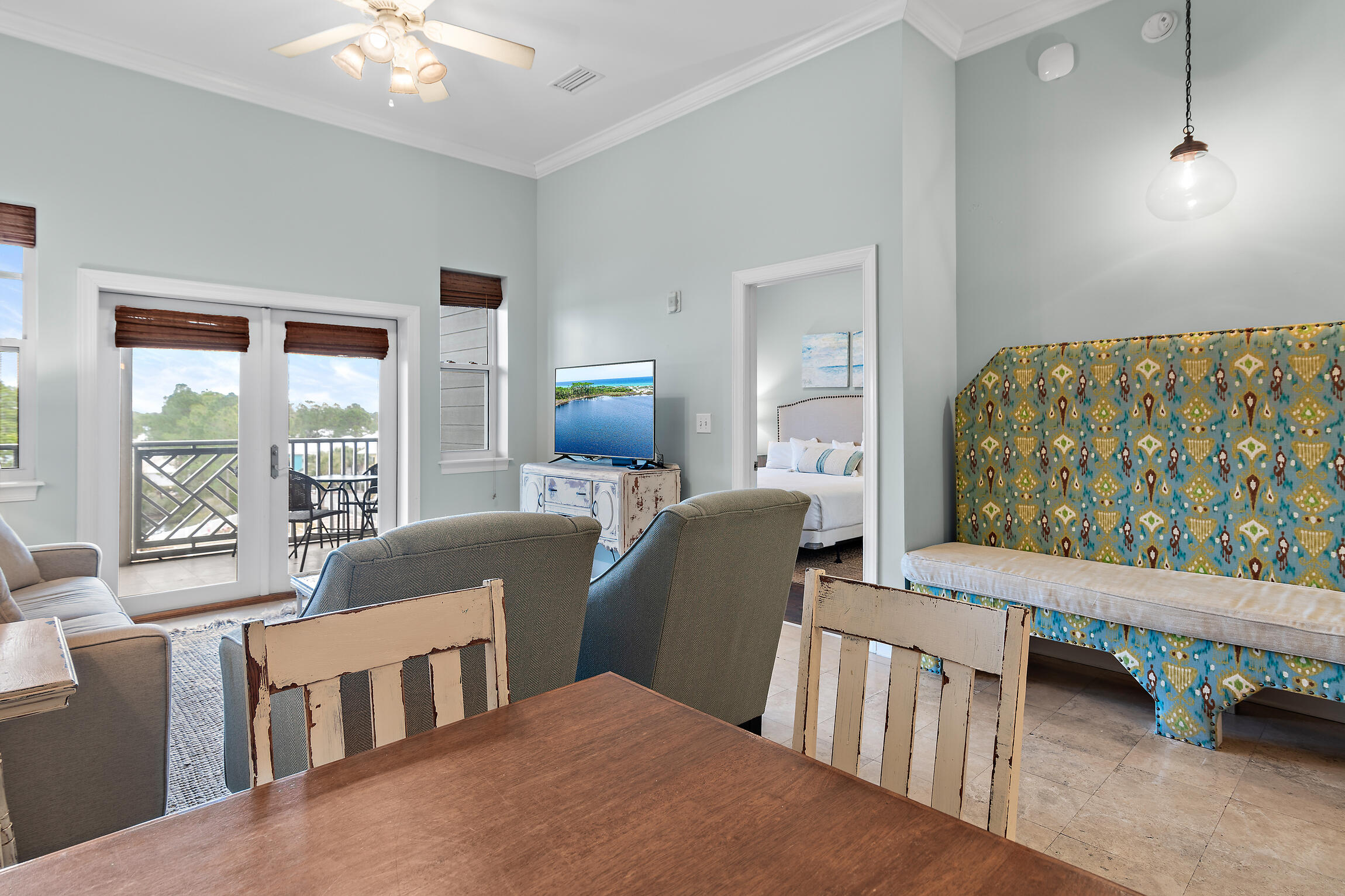 231 Somerset Bridge Road, Unit 2408 Santa Rosa Beach, FL 32459 - Photo 11 of 27 a living room with furniture and a large window