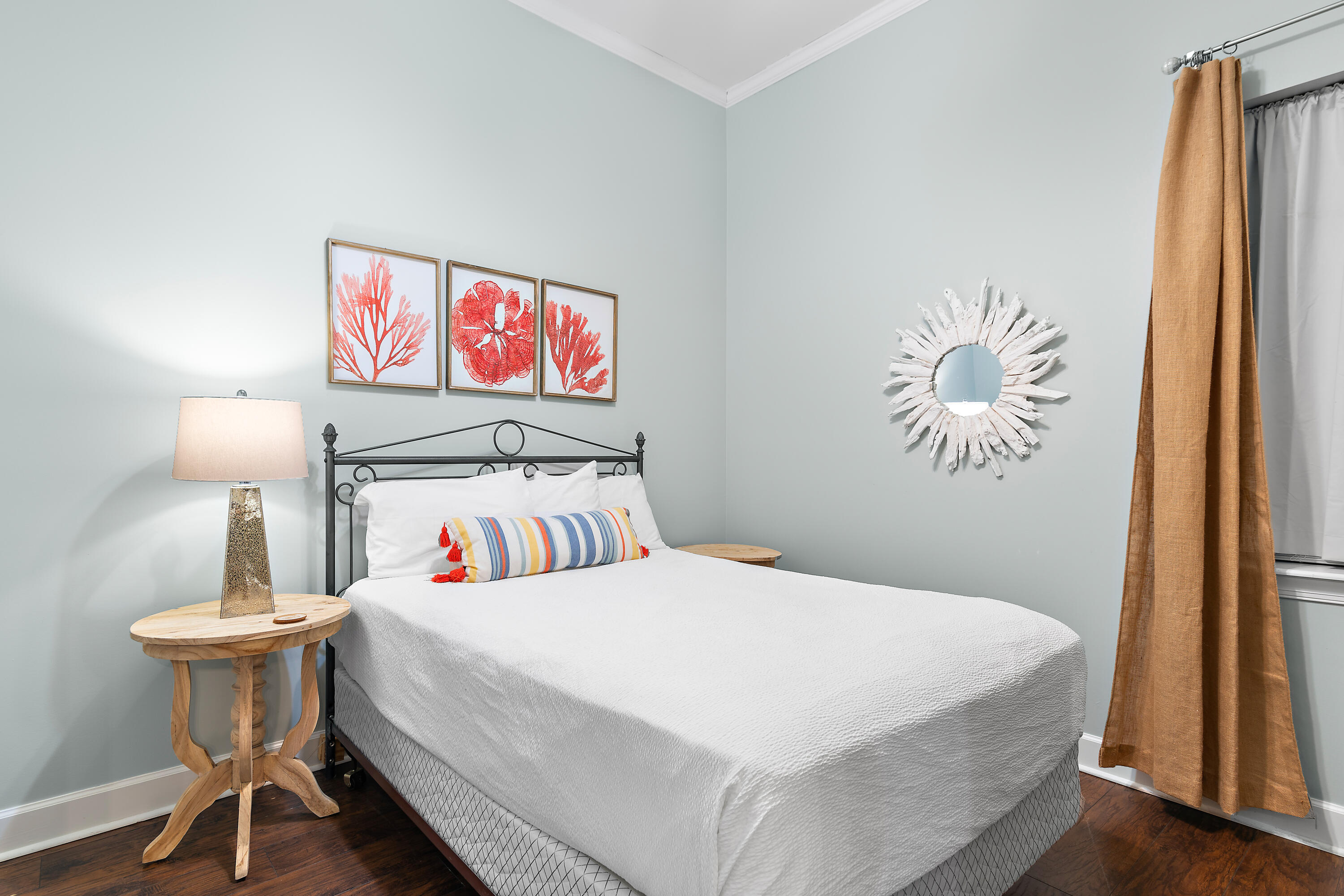 231 Somerset Bridge Road, Unit 2408 Santa Rosa Beach, FL 32459 - Photo 20 of 27 a bedroom with a bed and a table in it