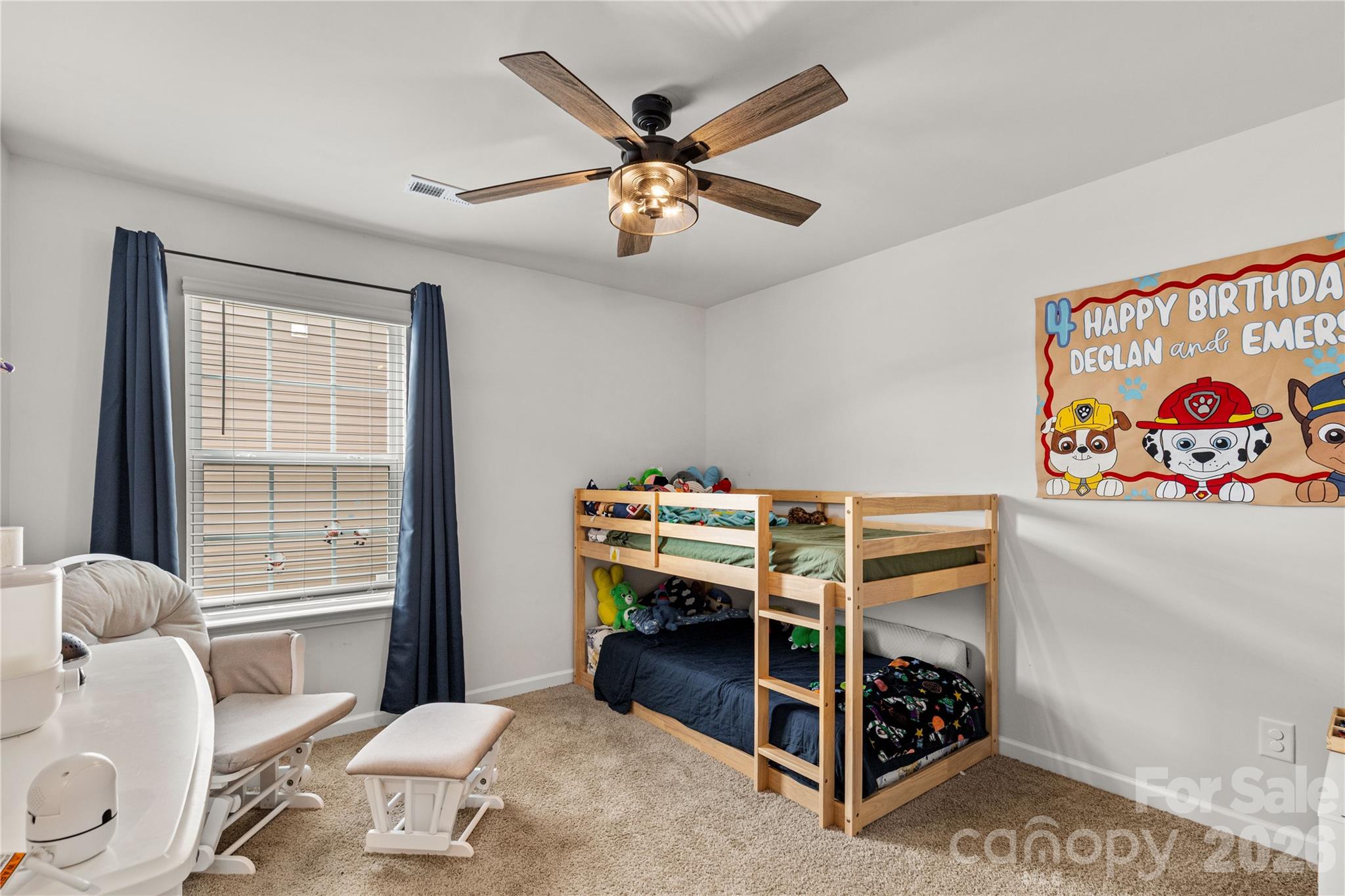 559 King Clover Lane Clover, SC 29710 - Photo 21 of 34 a bed room with furniture and window