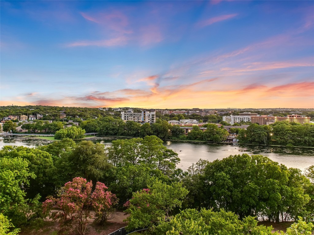 54 Rainey Street, Unit 922 Austin, TX 78701 - Photo 15 of 24 a view of lake with city