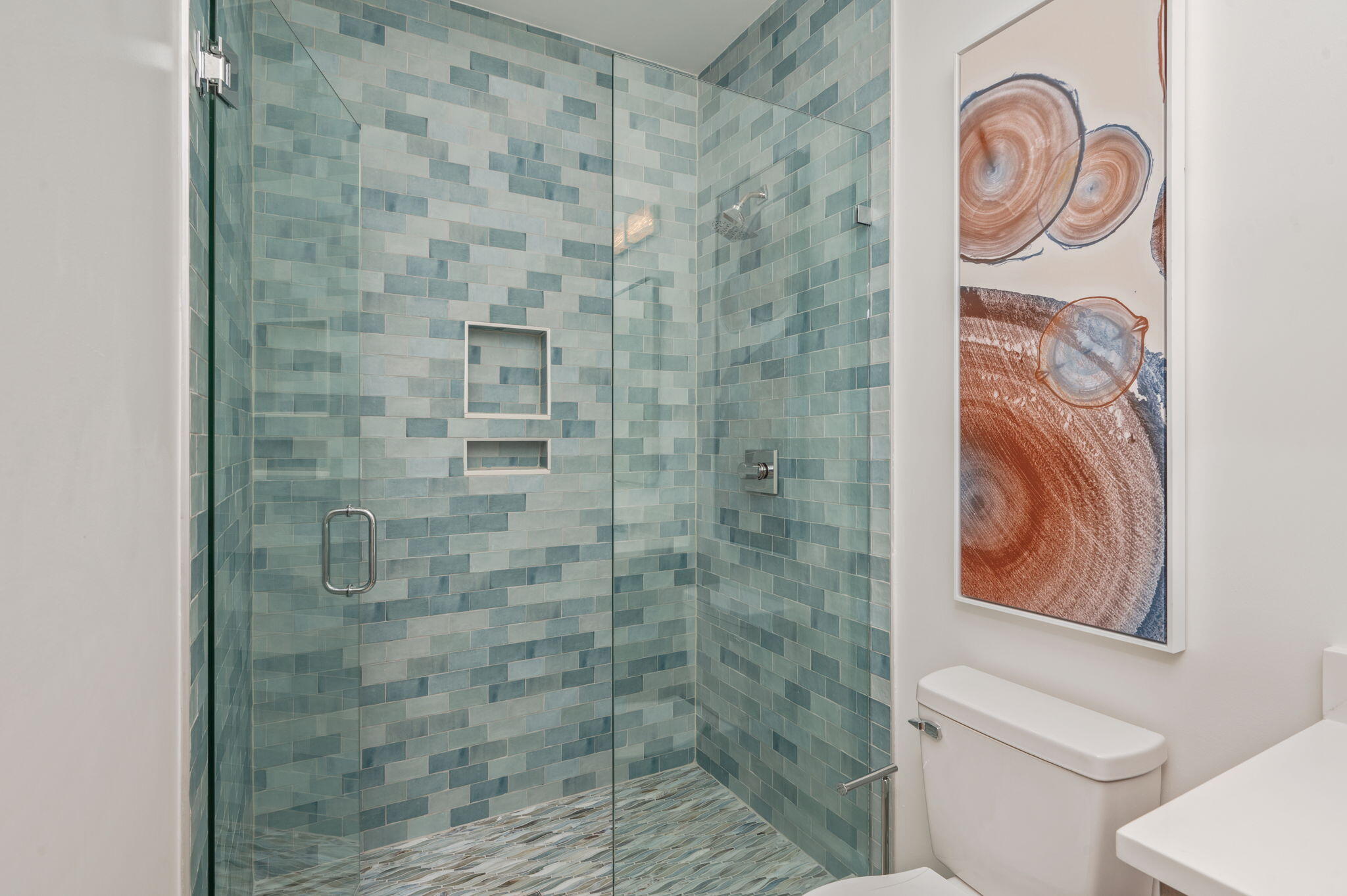 6508 West County Highway 30A Santa Rosa Beach, FL 32459 - Photo 47 of 75 a bathroom with a toilet and a shower curtain