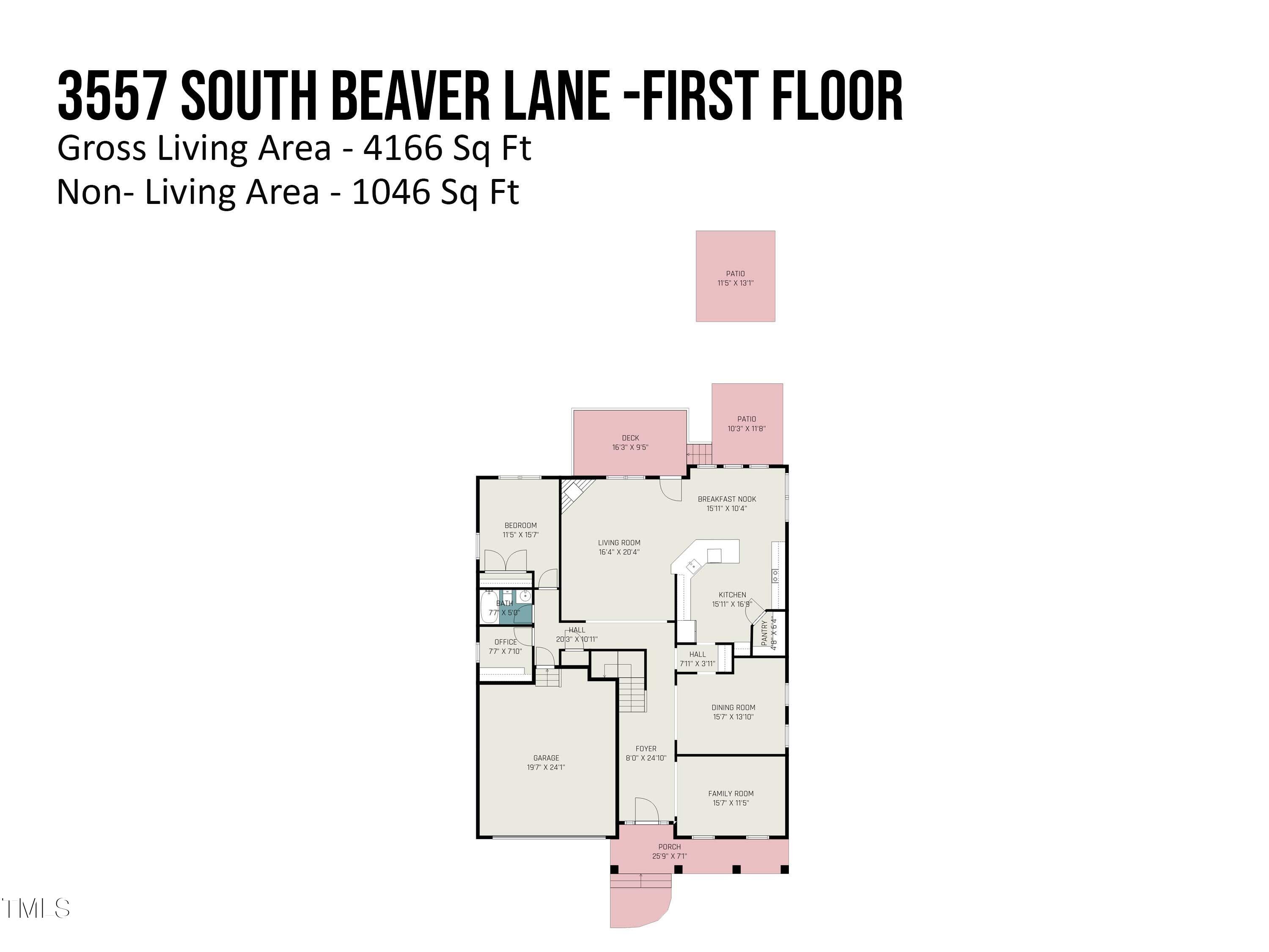 3557 South Beaver Lane Raleigh, NC 27604 - Photo 40 of 43 3557_south_beaver_lane_-first_floor_34