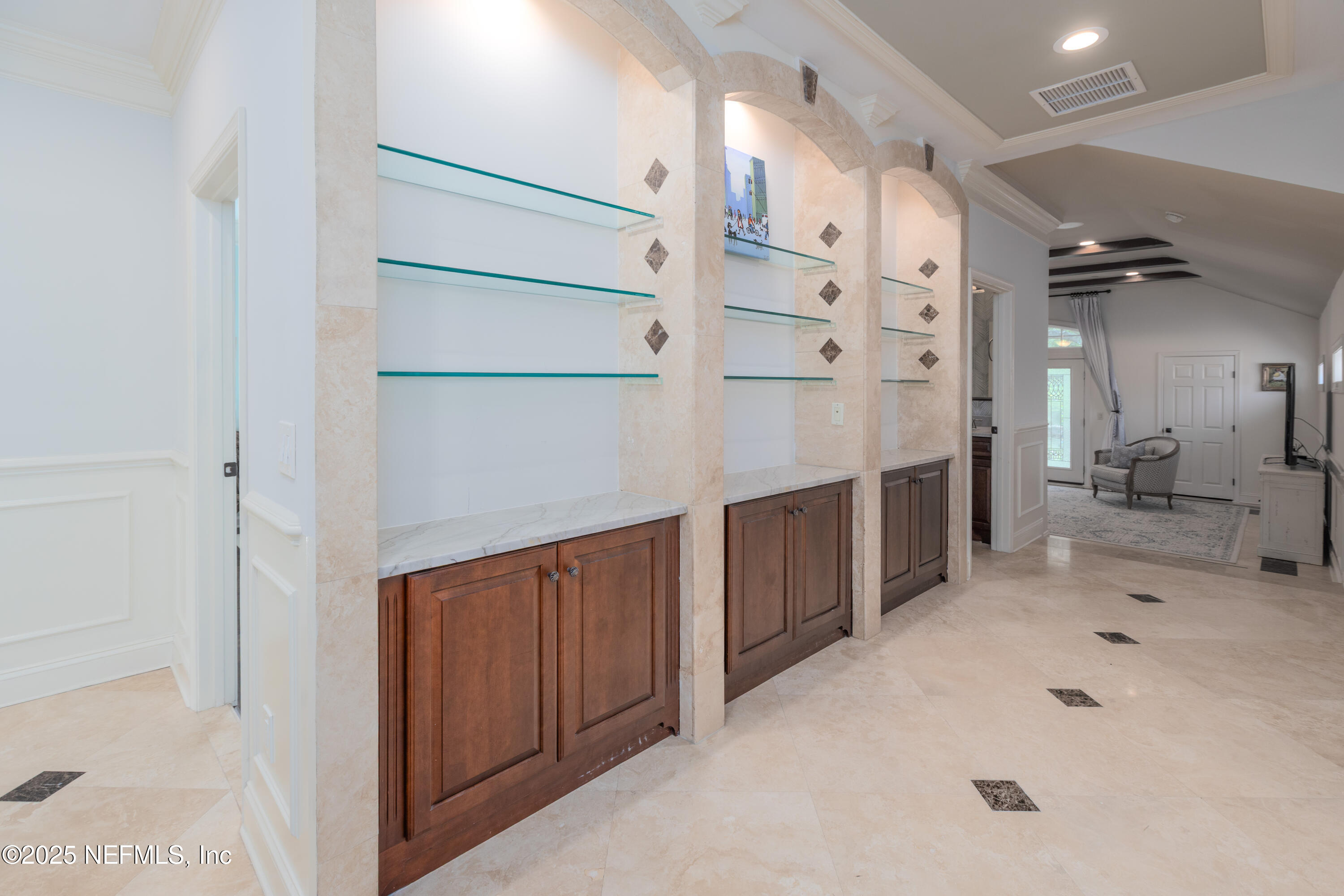 1868 Christopher Point Road South Jacksonville, FL 32217 - Photo 62 of 70 Glass shelved built-ins