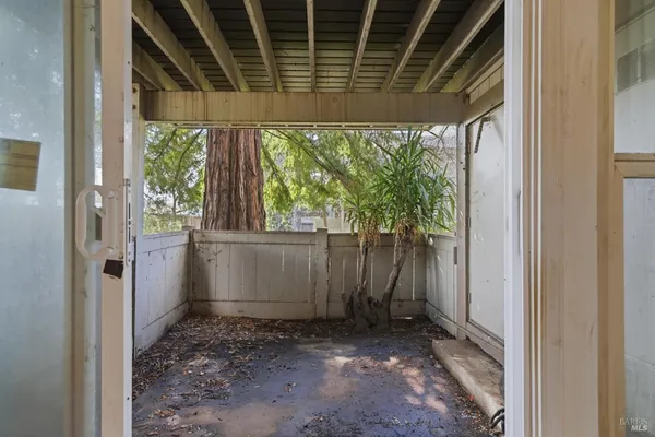 a view of a house with a tree