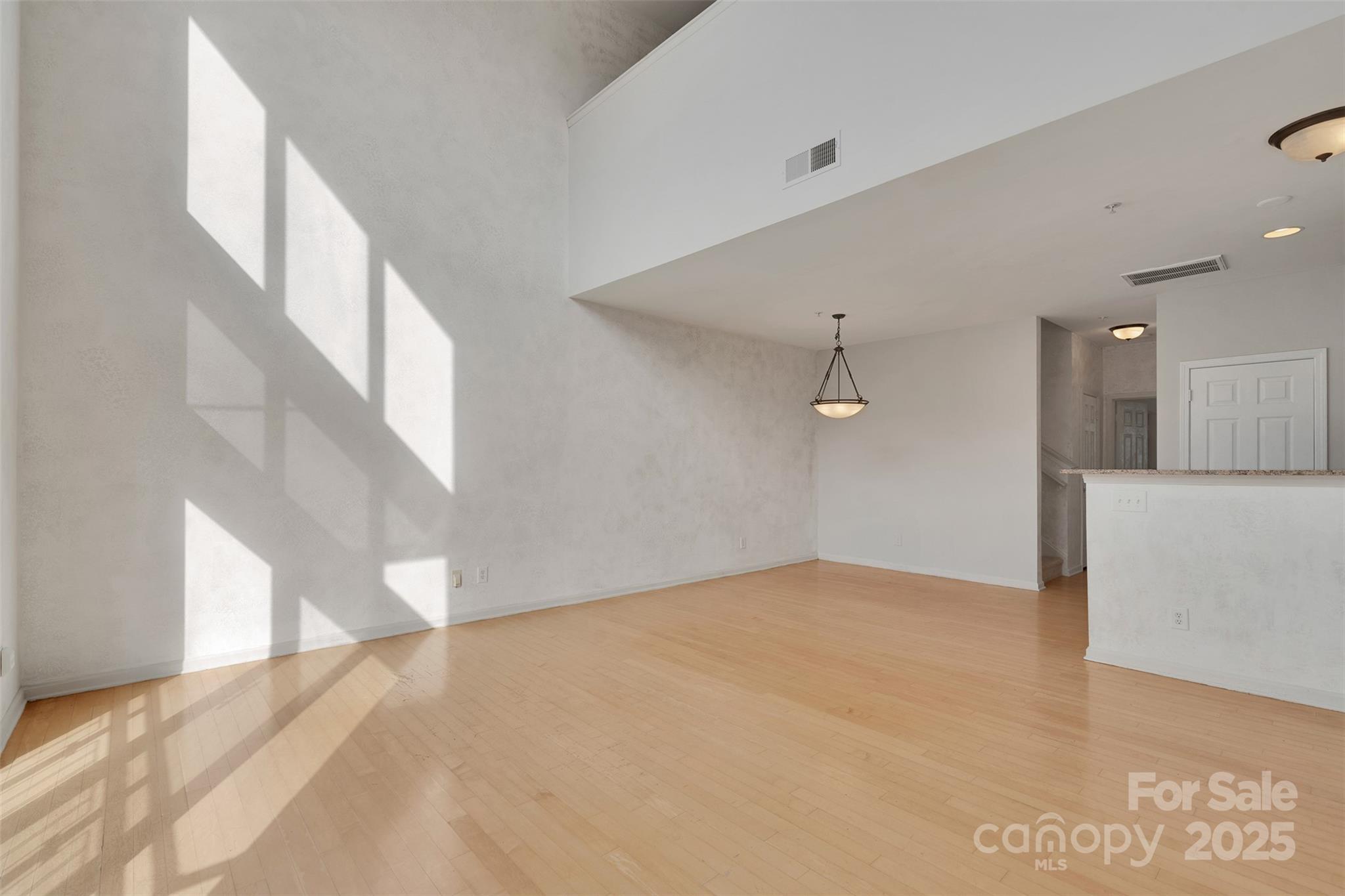 649 Raphael Place Charlotte, NC 28205 - Photo 5 of 47 a view of a big room with windows and cabinet