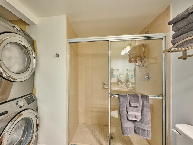 a workspace with furniture and wooden floor