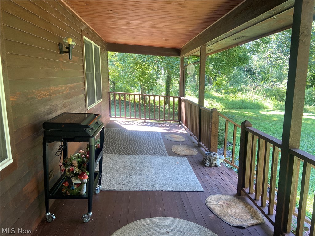 2445 South Elyria Road Wooster, OH 44691 - Photo 7 of 46 Back porch with a yard