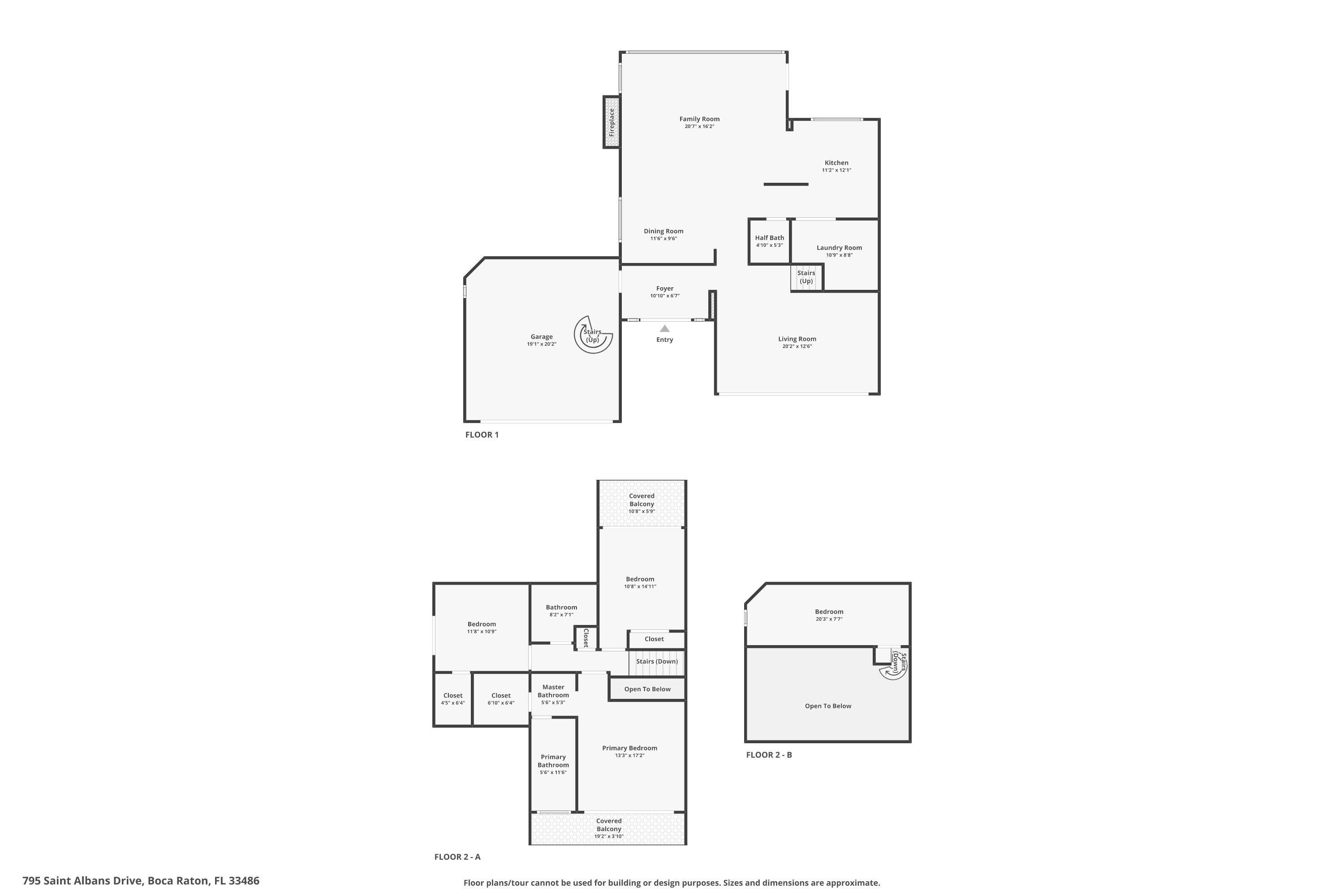 795 St Albans Drive Boca Raton, FL 33486 - Photo 35 of 35 Floor Plan