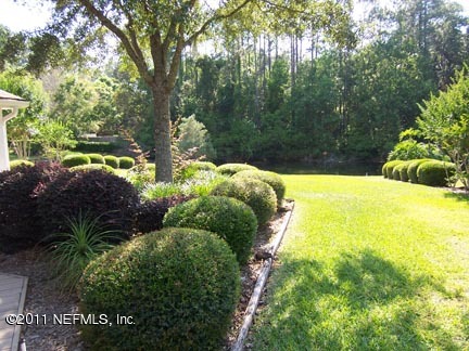 1488 Marsh Rabbit Way Fleming Island, FL 32003 - Photo 17 of 17 a view of a backyard with plants