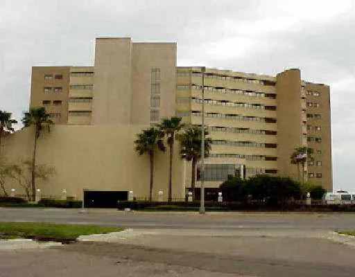 a front view of a building