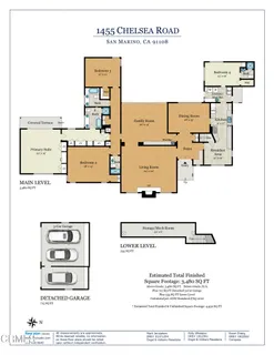 $4,395,000 | 1455 Chelsea Road, San Marino, CA 91108
