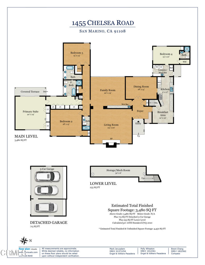 1455 Chelsea Road San Marino, CA 91108 - Photo 44 of 44 MJ-1455ChelseaRd-FloorPlan-Print-R1