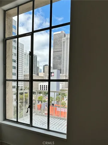 a view of a from a window