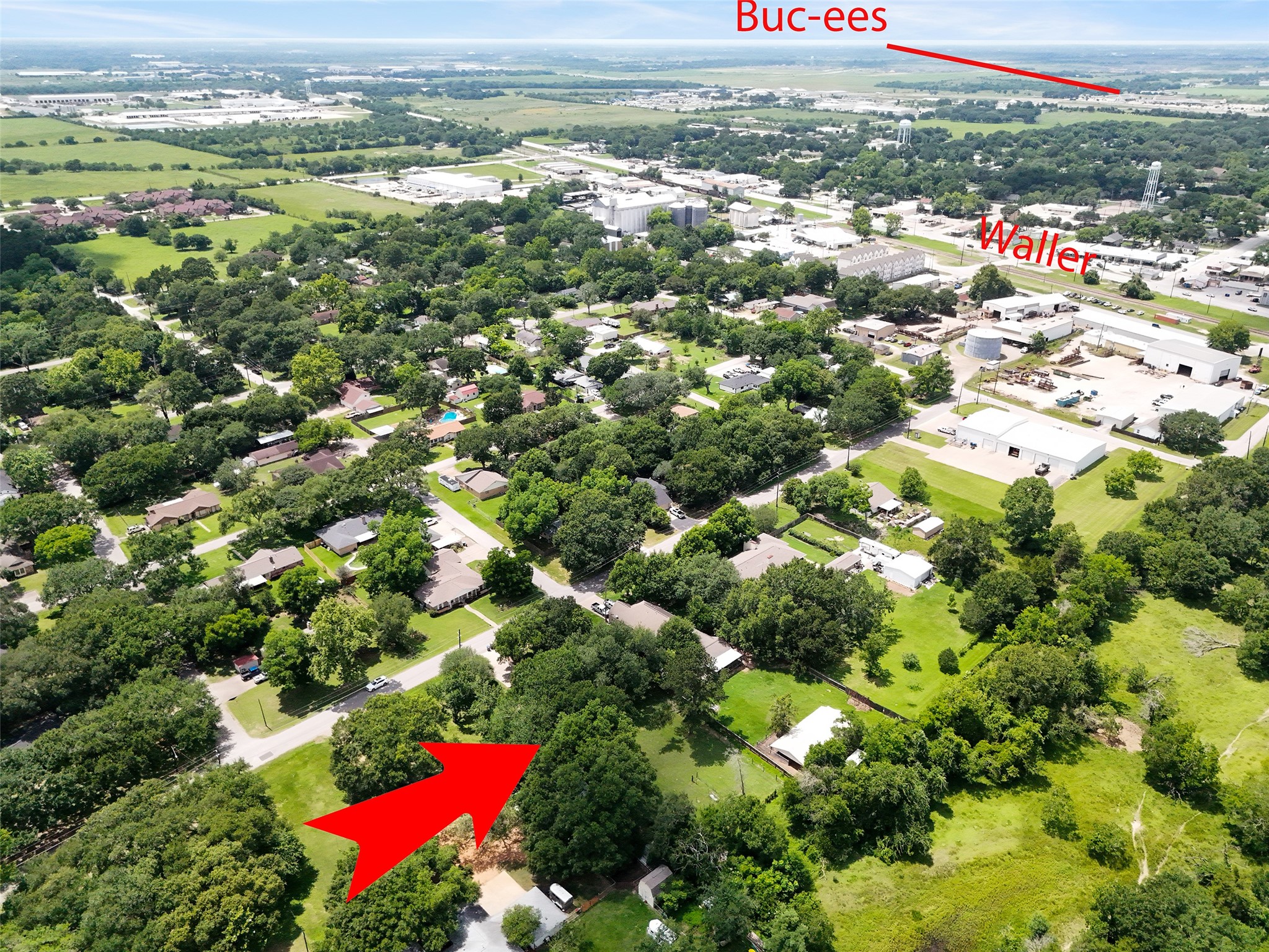 504 Walnut Street Waller, TX 77484 - Photo 3 of 35 Aerial Location in Proximity to Hwy 290