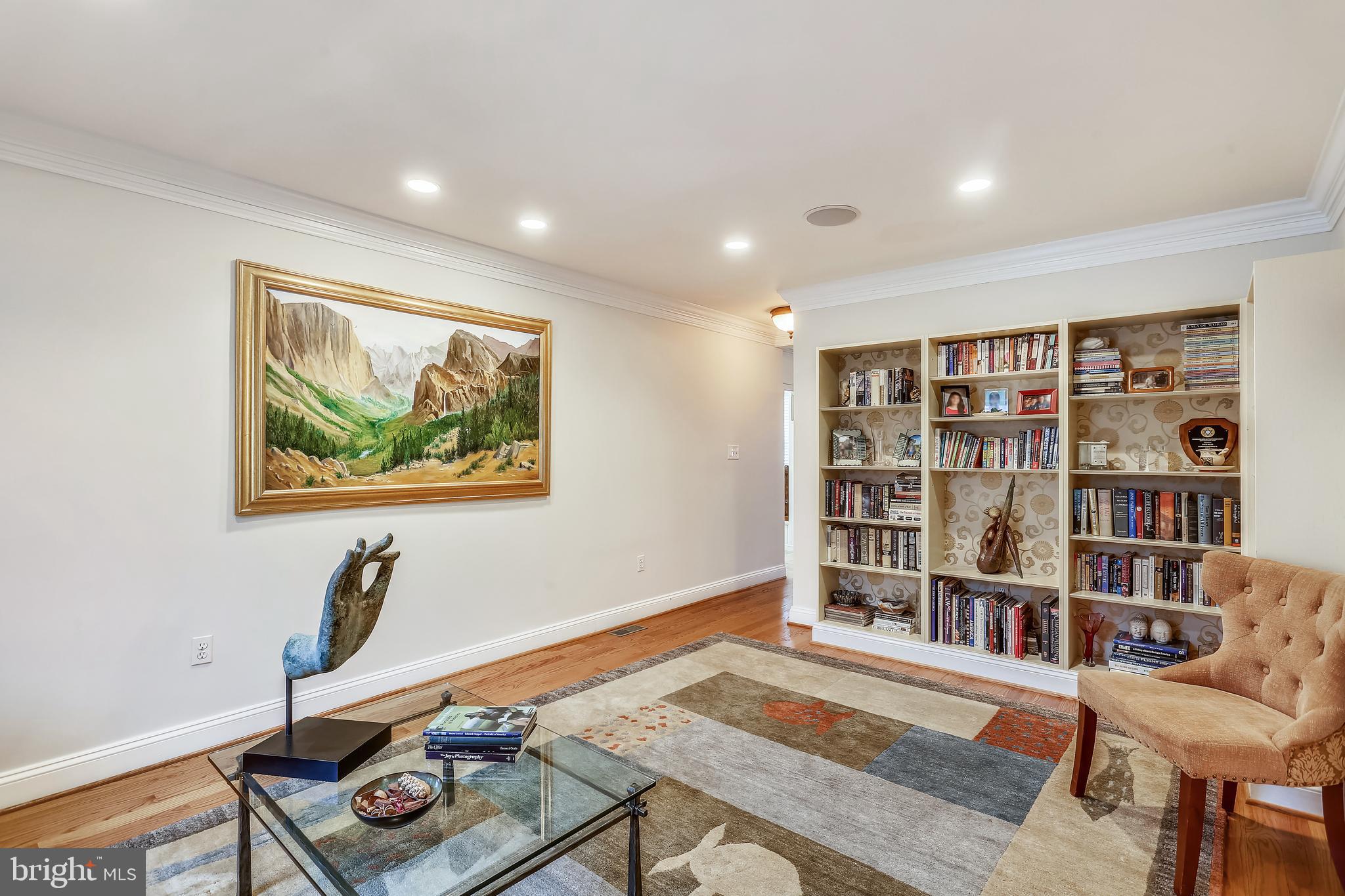 5417 Lambeth Road Bethesda, MD 20814 - Photo 17 of 65 Living Room with Recessed Lighting