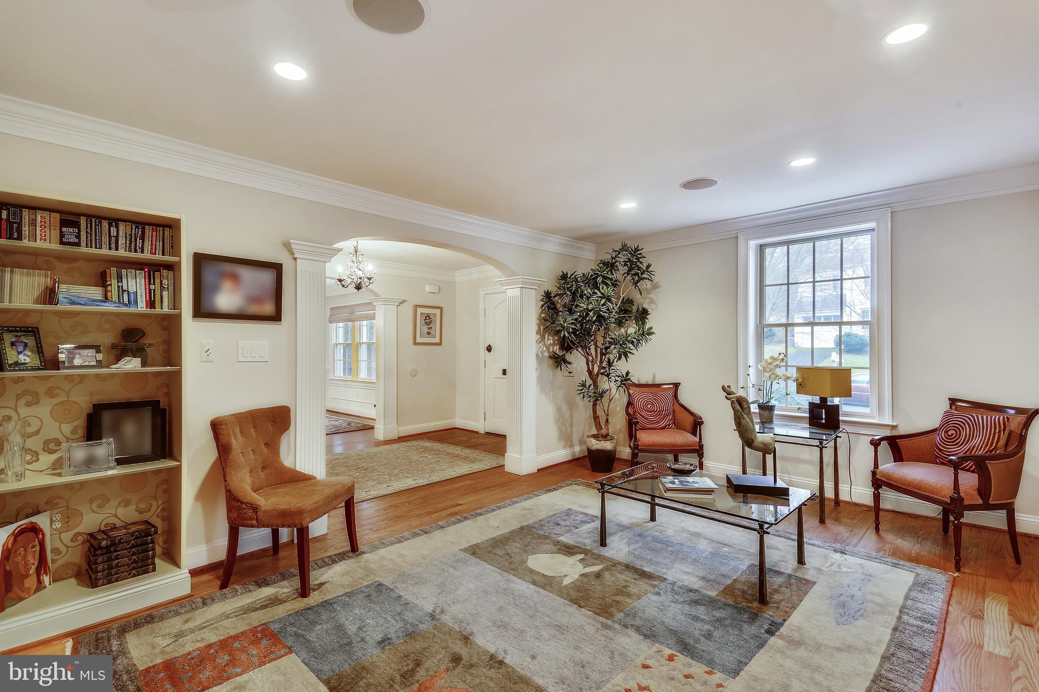 5417 Lambeth Road Bethesda, MD 20814 - Photo 18 of 65 Light-Filled Living Room