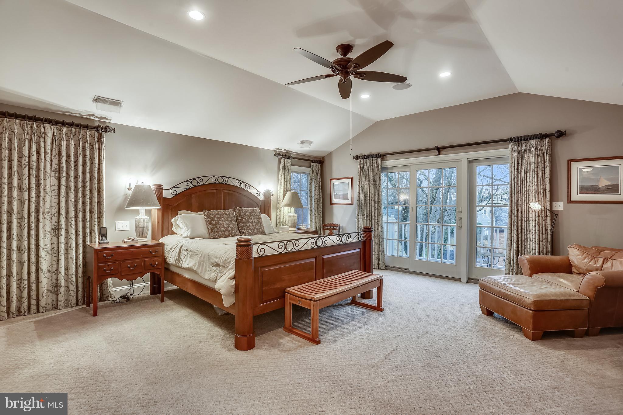 5417 Lambeth Road Bethesda, MD 20814 - Photo 27 of 65 Primary Bedroom Suite with Private Balcony