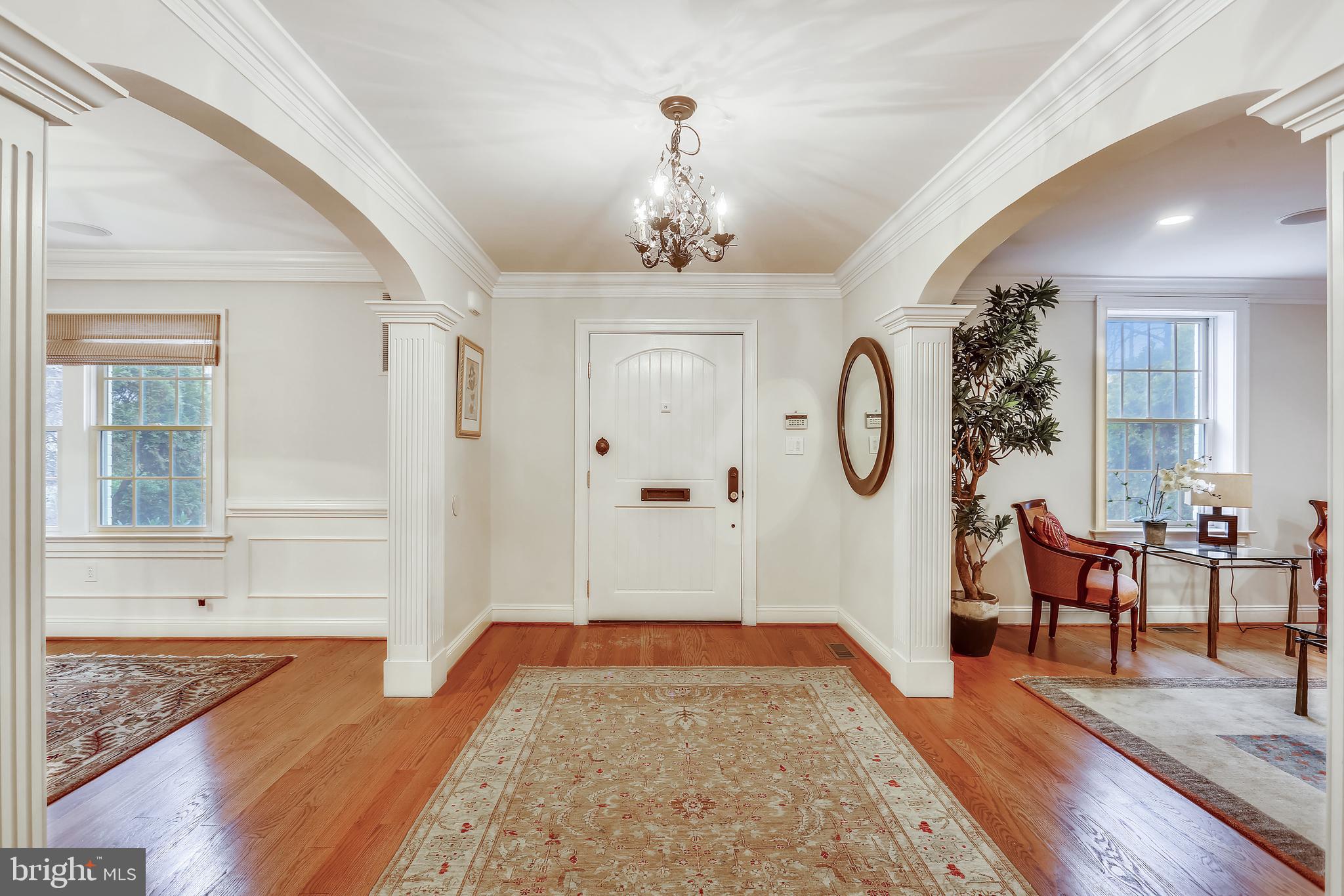 5417 Lambeth Road Bethesda, MD 20814 - Photo 4 of 65 Elegant Entry with Archways