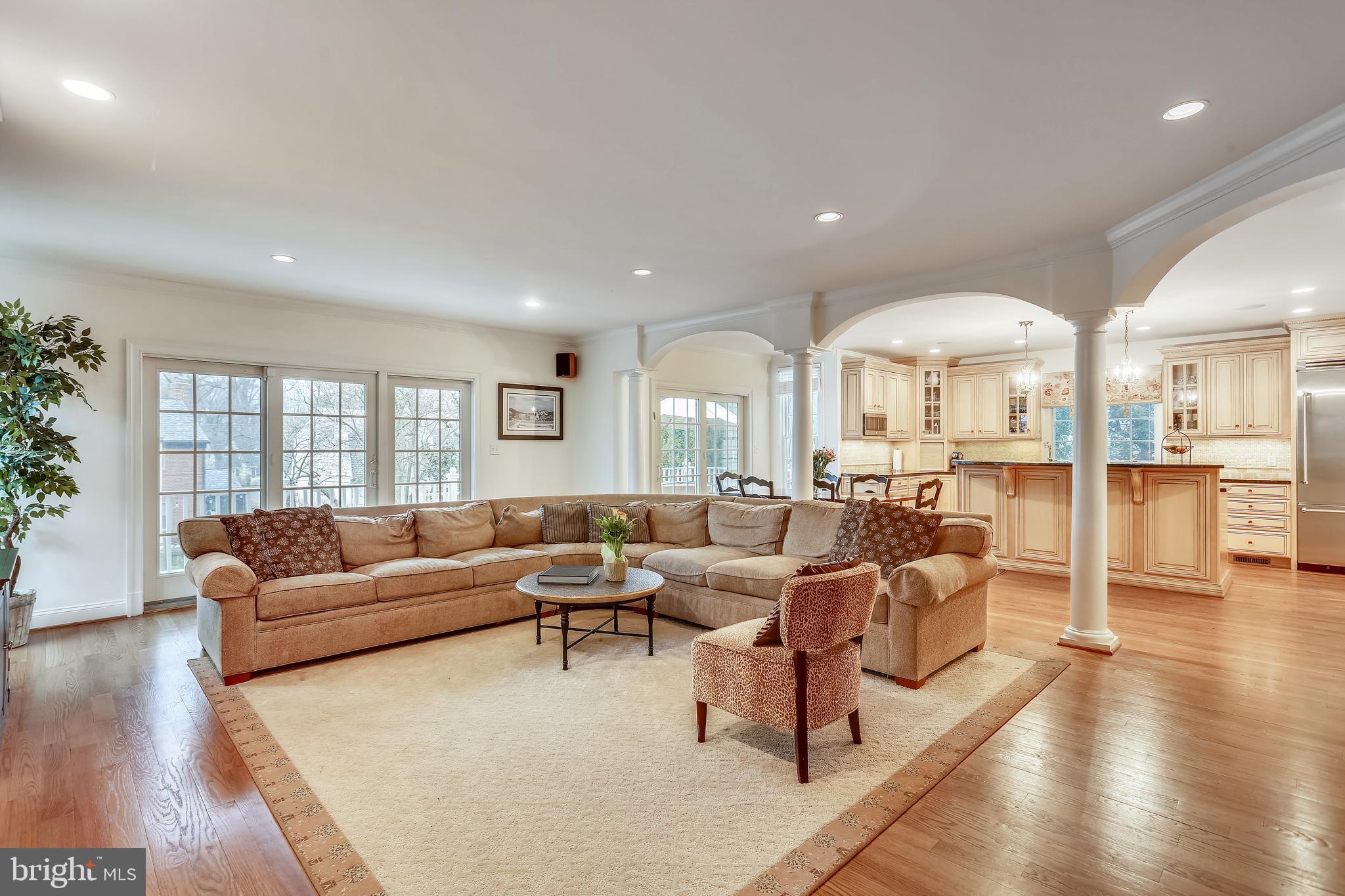 5417 Lambeth Road Bethesda, MD 20814 - Photo 5 of 65 Sun-Drenched Open Family Room